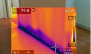 The thermal camera being used